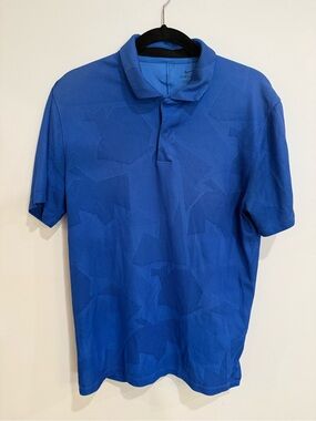 Blue Men's TW Dri-FIT Golf Polo Shirt